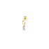 Casteur by Casteur oorring in geel goud 18kt met topaas incoloré - thumb