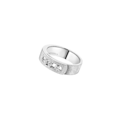 Messika ring in wit goud 18kt met briljant van 0,11 karaat