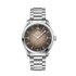 montre Omega avec un boîtier en acier, un cadran brun et un diamètre de 38 - thumb