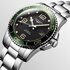 montre Longines avec un boîtier en céramique sur acier, un cadran noir et un diamètre de 41 - thumb