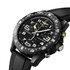 Breitling horloge met een kast in breitlight, met een wijzerplaat in het zwart en een diameter van 44 - thumb