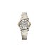 Ebel horloge met een kast in geel goud op staal, met een wijzerplaat in het zilver en een diameter van 29 - thumb
