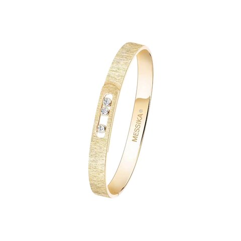 bracelet Messika en or jaune 18 ct avec brillant de 0.15 carat