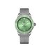 Breitling horloge met een kast in keramiek op staal, met een wijzerplaat in het groen en een diameter van 36 - thumb
