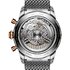 montre Breitling avec un boîtier en or rose sur acier, un cadran noir et un diamètre de 42 - thumb