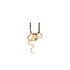 pendentif Ole Lynggaard en or jaune 18 ct avec tourmaline vert entouré de briljants de 0,19 karaat - thumb