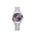 Omega horloge met een kast in staal, met een wijzerplaat in het paars en een diameter van 30 mm - thumb