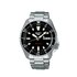 Seiko horloge met een kast in staal, met een wijzerplaat in het zwart en een diameter van 42.5 mm - thumb