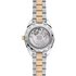 Omega horloge met een kast in geel goud op staal, met een wijzerplaat in het parelmoer met  briljant en een diameter van 30 - thumb