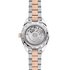 Omega horloge met een kast in rosé goud op staal, met een wijzerplaat in het bruin met briljant en een diameter van 30 - thumb