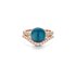bague Bigli en or rose 18 ct avec brillant de 0.36 carat - thumb