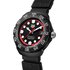 montre TAG Heuer avec un boîtier en polylight sur acier, un cadran noir et un diamètre de 38 - thumb