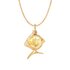 pendentif Ole Lynggaard en or jaune 18 ct avec quartz rutile - thumb