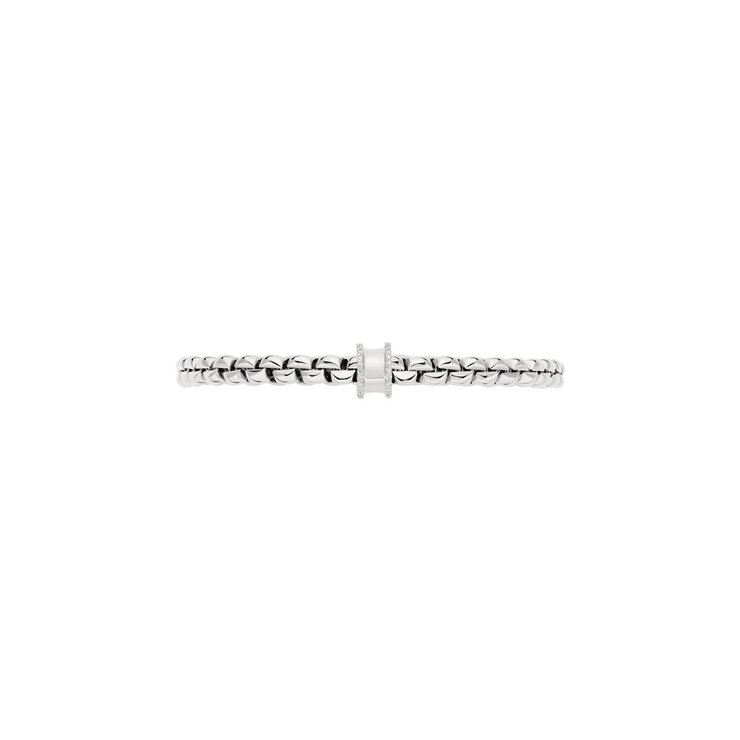 Fope armband in wit goud 18kt met briljant van 0,17 karaat