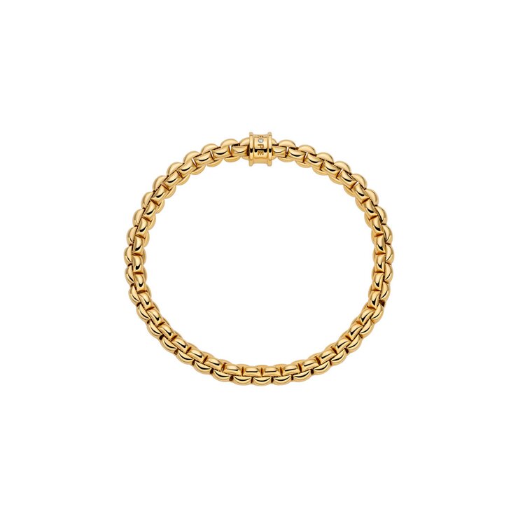 Fope armband in geel goud 18kt met briljant van 0,01 karaat