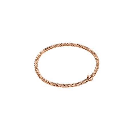 Fope armband in rosé goud 18kt met briljant van 0,01 karaat