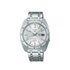 montre Seiko avec un boîtier en acier, un cadran argent et un diamètre de 38 mm - thumb