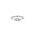 The Exclusive Collection verlovingsring in wit goud 18kt met briljant (ronde diamant) van 0,17 karaat als hoofdsteen omringd door briljanten van 0,13 karaat - thumb