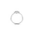 The Exclusive Collection verlovingsring in wit goud 18kt met briljant (ronde diamant) van 0,17 karaat als hoofdsteen omringd door briljanten van 0,13 karaat - thumb