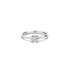 bague de fiançailles The Exclusive Collection en or blanc 18 ct avec brillant (diamant rond) de 0.5 carat - thumb