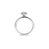 bague de fiançailles The Exclusive Collection en or blanc 18 ct avec brillant (diamant rond) de 0.30 carat comme pierre principale entouré de briljants de 0,09 karaat - thumb