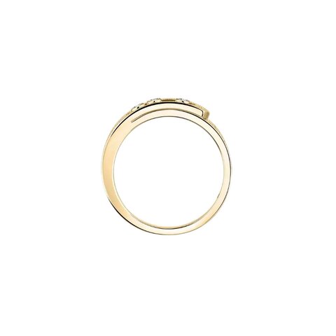 bague Messika en or jaune 18 ct avec brillant de 0.11 carat