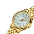 Balmain horloge met een kast in gele pvd-coating, met een wijzerplaat in het parelmoer met briljant en een diameter van 27.5 mm - thumb