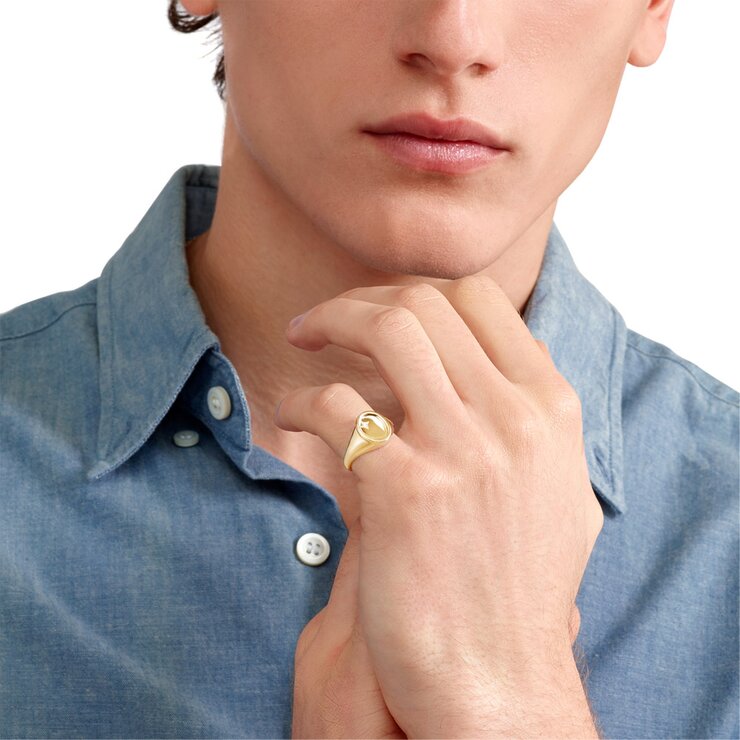 DoDo ring met briljant van 0,02 karaat