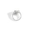 DoDo ring in zilver met briljant van 0,03 karaat - thumb
