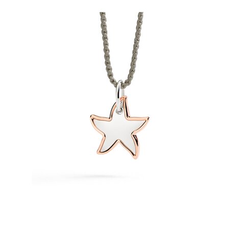 pendentif DoDo en or rose 9 ct et argent