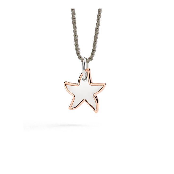 DoDo hanger in rosé goud 9kt en zilver