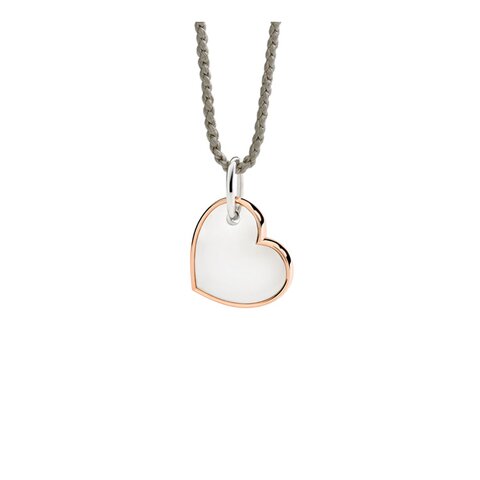 pendentif DoDo en or rose 9 ct et argent