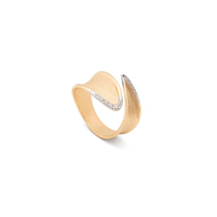 Marco Bicego ring in geel goud 18kt met briljant van 0,15 karaat
