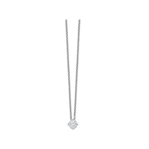 The Exclusive Collection ketting in wit goud 18kt met briljant van 0,70 karaat