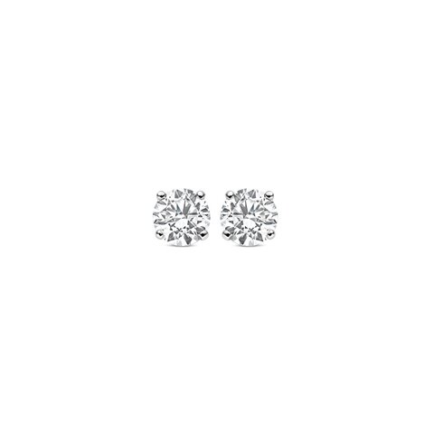 The Exclusive Collection oorringen in wit goud 18kt met briljant van 2  karaat
