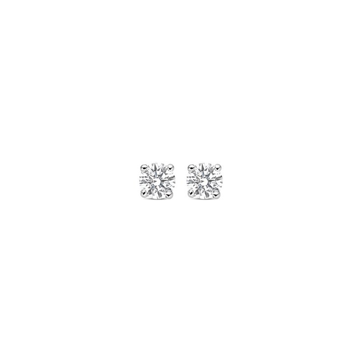 The Exclusive Collection oorringen in wit goud 18kt met briljant van 0,70 karaat