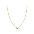 Casteur by Casteur ketting in geel goud 18kt met smaragd - thumb