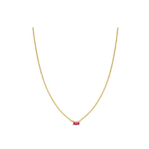 collier Casteur by Casteur en or rose 18 ct avec rubis