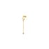 Casteur by Casteur oorring in geel goud 18kt met briljant van 0,03 karaat - thumb