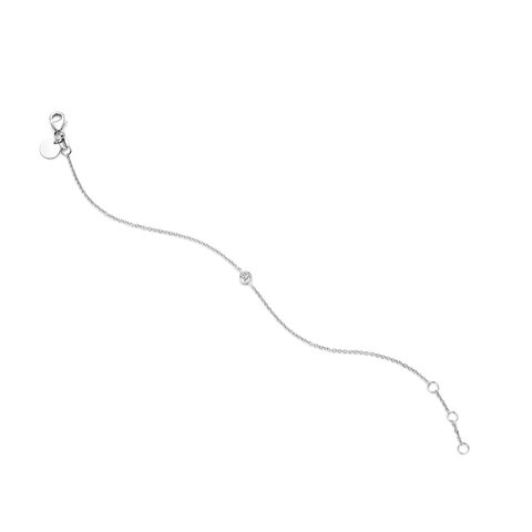 bracelet Casteur by Casteur en or blanc 18 ct avec brillant de 0.10 carat