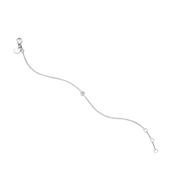 Casteur by Casteur armband in wit goud 18kt met briljant van 0,10 karaat