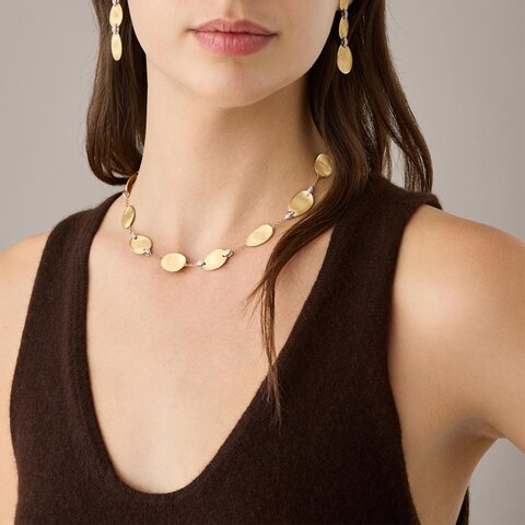 collier Marco Bicego en or jaune 18 ct avec brillant de 0.43 carat