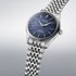 Seiko horloge met een kast in staal, met een wijzerplaat in het blauw en een diameter van 40 mm - thumb