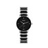 montre Rado avec un boîtier en acier, un cadran noir avec brilliant et un diamètre de 30.5 mm - thumb
