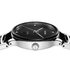 montre Rado avec un boîtier en acier, un cadran noir avec brilliant et un diamètre de 30.5 mm - thumb