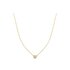 collier Casteur by Casteur en or jaune 18 ct avec brillant de 0.17 carat - thumb