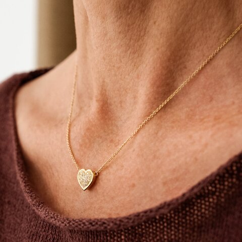 Casteur by Casteur ketting in geel goud 18kt met briljant van 0,11 karaat