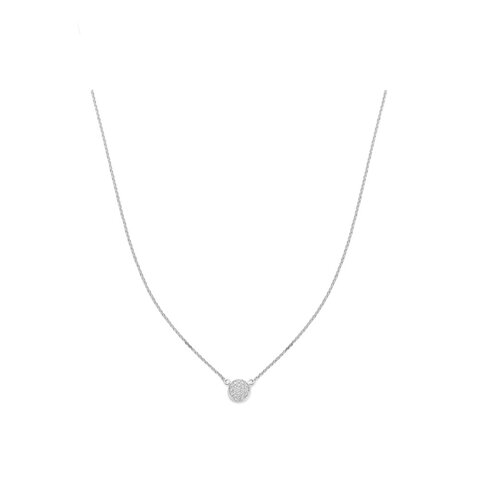 collier Casteur by Casteur en or blanc 18 ct avec brillant de 0.17 carat