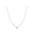 collier Casteur by Casteur en or blanc 18 ct avec brillant de 0.17 carat - thumb