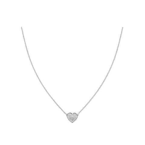 collier Casteur by Casteur en or blanc 18 ct avec brillant de 0.11 carat